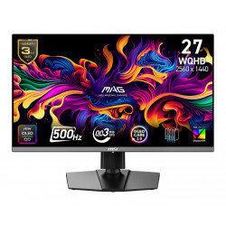 MSI MAG/272QP X50/26,5"/QD-OLED/QHD/500Hz/0,03ms/Čierna/3R MAG...