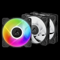 ARCTIC P12 Pro A-RGB (3 Pack) - 120mm A-RGB PWM ventilátor s...
