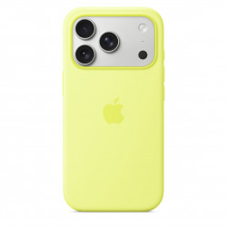 iPhone 17 Pro Silicone Case with MS – Neon Yellow MGFF4ZM/A