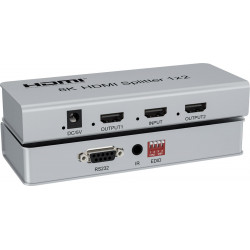 PremiumCord HDMI 2.1 splitter 1-2 porty khsplit2p