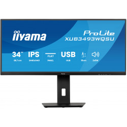 iiyama ProLite/XUB3493WQSU-B6/34"/IPS/wQHD/120Hz/1ms/Čierna/3R