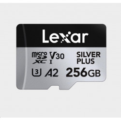 Lexar microSDXC Professional SILVER Plus UHS-I/U3/A2/4K R205/W150...