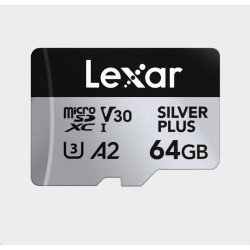 Lexar microSDXC Professional SILVER Plus UHS-I/U3/A2/4K R205/W100...