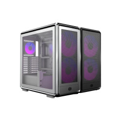 Cooler Master case MasterFrame 600 Mesh Silver ARGB, Průhledná...