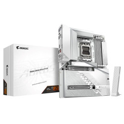 GIGABYTE MB Sc AM5 B850 AORUS STEALTH ICE, AMD B850, 4xDDR5, 1xHDMI...