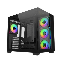 Cooler Master case Elite 681, ATX, Průhledná bočnice, 4x 120mm ARGB...