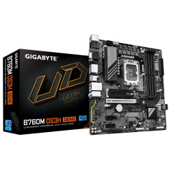 GIGABYTE MB Sc LGA1700 B760M DS3H GEN5, Intel B760, 4xDDR5, 2xDP,...