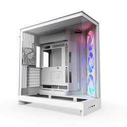 NZXT skříň H9 Flow ARGB dvoukomorová ATX / 3xRGB 140 mm / 1x 120mm...