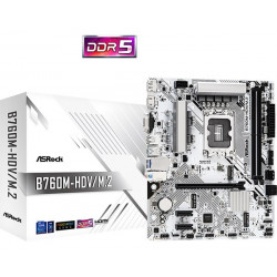 ASRock MB Sc LGA1700 B760M-HDV/M.2, Intel B760, 2xDDR5, 1xDP,...