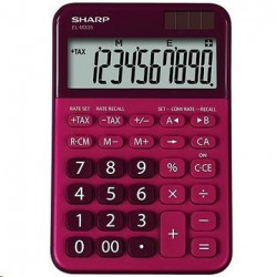 SHARP kalkulačka - ELM335BRD - červená SH-ELM335BRD
