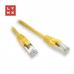 LYNX FTP patch kabel Cat5e PVC, CCA, 3m, žlutý LX-FTP5E-030-YELLOW