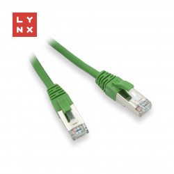 LYNX FTP patch kabel Cat5e PVC, CCA, 0,5m, zelený (balení obsahuje...