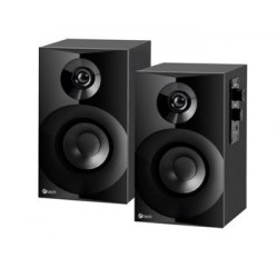 C-TECH reproduktory SPK-14, 2.0, dřevěné, černé, 12W, 3,5mm jack