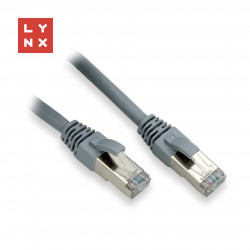 LYNX FTP patch kabel Cat6, PVC, 0,5m, šedý (balení obsahuje 10ks)...