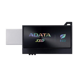 ADATA Externí SSD SC730 1TB, USB-C/A, USB 3.2 Gen2, černá...