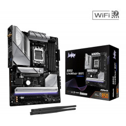 ASRock MB Sc AM5 B850 LiveMixer WiFi, AMD B850, 4xDDR5, 1xDP,...