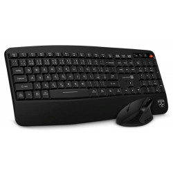 CONNECT IT Set Klávesnice+myš FOR HEALTH Combo, bezdrátová, černá...