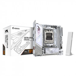 GIGABYTE MB Sc AM5 X870I AORUS PRO ICE, AMD X870, 2xDDR5, 1xHDMI,...