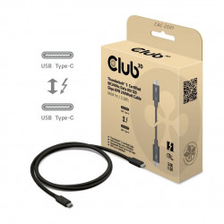 Club3D Kabel Thunderbolt 5, 80/120Gbps, Certifikovaný kabel, 1x...