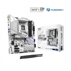 ASRock MB Sc LGA1851 Z890 PRO RS WIFI WHITE, Intel Z890, 4xDDR5,...