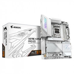 GIGABYTE MB Sc AM5 X870E AORUS PRO ICE, AMD X870, 4xDDR5, 2xHDMI,...