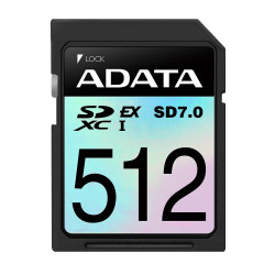 ADATA SDXC karta 512GB Express, PCIe Gen3, UHS-I, C10, V30,...