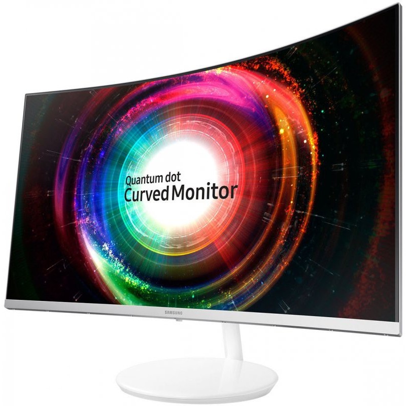 Monitor Samsung LC27H711QEUXEN, 27', WQHD, VA, Curved, white, Q-Dot, FreeSync
