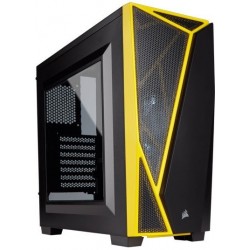 PC case Corsair Carbide Series SPEC-04 Windowed ATX Mid-Tower, Black/Yellow CC-9011108-WW