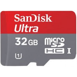 SANDISK ULTRA ANDROID microSDHC 32 GB 80MB/s Class 10 UHS-I SDSQUNS-032G-GN3MN