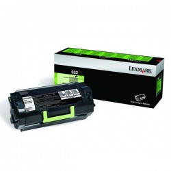Lexmark originál toner 52D2000, black, 6000str., 522, return,...