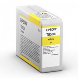 Epson originál ink C13T850400, yellow, 80ml, Epson SureColor SC-P800