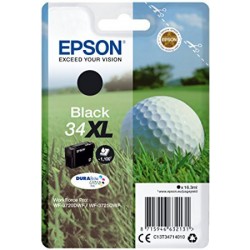Epson originál ink C13T34714010, T347140, black, 16.3ml, Epson WF-3720DWF, 3725DWF