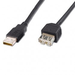 PremiumCord KUPAA02BK kábel USB2.0 A-A 20cm