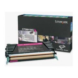 Lexmark C736, X736, X738 Magenta High Yield Return Program Toner...