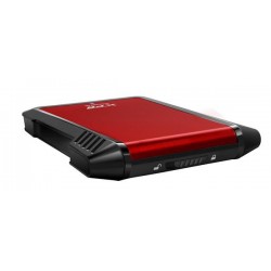 Externý box pre 2,5" SSD/HDD . USB 3.1 . RED . ADATA AEX500U3-CRD