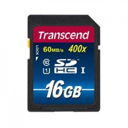 Transcend 16GB SDHC (Class10) UHS-I 400X (Premium) paměťová karta...