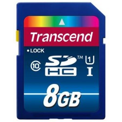 Transcend 8GB SDHC (Class10) UHS-I 400X (Premium) paměťová karta...