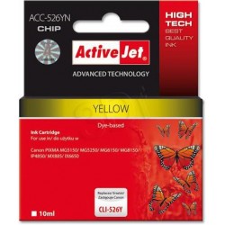 ActiveJet ink cartr. Canon CLI-526Y - 10 ml - 100% NEW (WITH CHIP)...
