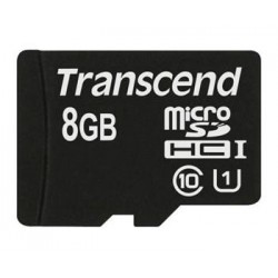 Transcend 8GB microSDHC UHS-I 400x Premium (Class 10) paměťová...