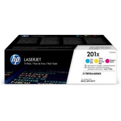 HP 201X 3-pack High Yield Cyan/Magenta/Yellow Original LaserJet...