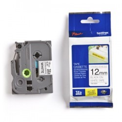 páska BROTHER TZS231 čierne písmo, biela páska extra lepivá...