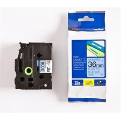 páska BROTHER TZ561 čierne písmo, modrá páska Tape (36mm) TZE561