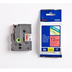 páska BROTHER TZ431 čierne písmo, červená páska Tape (12mm) TZE431