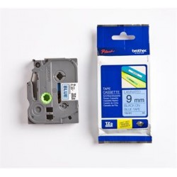 páska BROTHER TZ521 čierne písmo, modrá páska Tape (9mm) TZE521