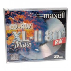 CD-RW MAXELL AUDIO 80 min (1ks v hrubom obale) 624865.35.TW