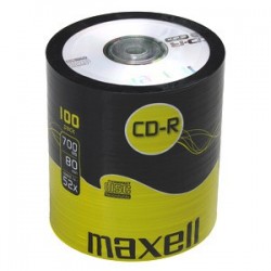 CD-R MAXELL 700MB 52X 100ks/spindel 624037.02.CN