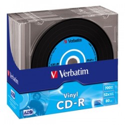 CD-R VERBATIM AZO Vinyl  Slim 10ks/bal 43426