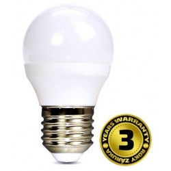 Solight LED žiarovka, miniglobe, 6W, E27, 6000K, 450lm WZ419