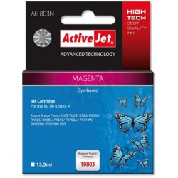 ActiveJet Ink cartridge Eps T0803 R265/R360/RX560 Magenta - 12 ml...