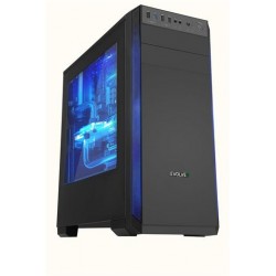 EVOLVEO T3, case ATX, 2x USB2.0 / 1x USB3.0 , 3x 120mm (modrý),...